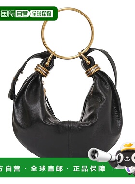 CHLOÉ 女士斜挎包 C24AS611N72001 AW2025 黑色 Small Hobo Bag