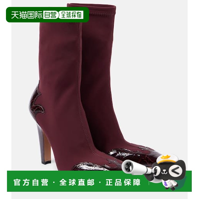 1h可退 潮奢 Paris Texas 女士 Belle 100 皮革边牛仔靴子