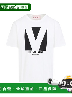 VALENTINO 男士T恤 6V3MG16PAQ9A03AVORIO SS2025上衣男装