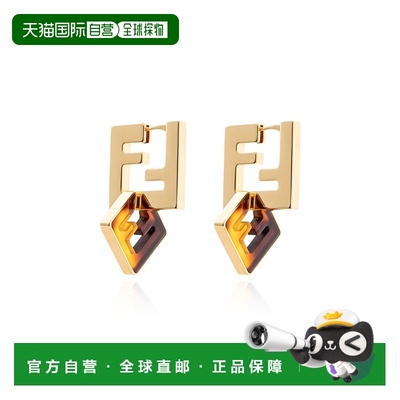 FENDI 女士耳饰 8AK206ALI0F1BDE SS2025 色 Printed plexiglass