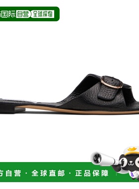 1h可退 潮奢 Gabriela Hearst 女士 黑色 Briar 拖鞋 4258592SD00