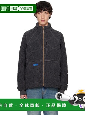 1h可退 潮奢 Dime 男士 灰色 Coverstitch 夹克 DIMEFA245CHA抓绒