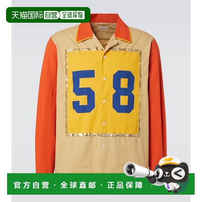 1h可退 潮奢 Bode 男士 Fifty-Eight 印花棉质衬衫