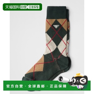 女士袜子 Plaid 6656215KAF0342 绿色 socks AW2024 PRADA