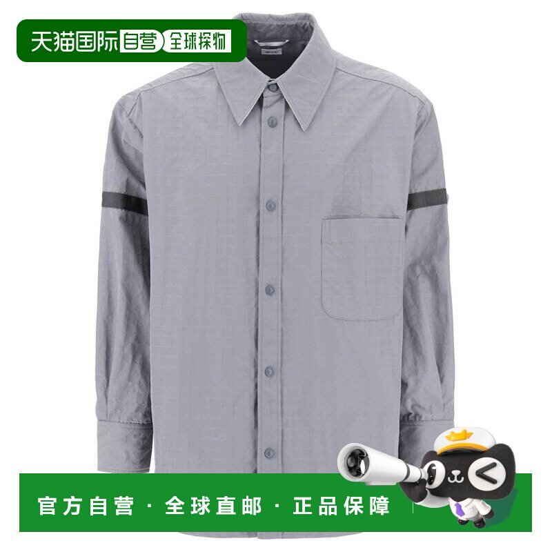 1h可退 THOM BROWNE 男士衬衫 MJO165OF0496055 SS2024 灰色