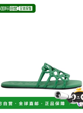 LOEWE 女士凉鞋 LLSP465X084100 AW2026 绿色 Petal Flat Sandal