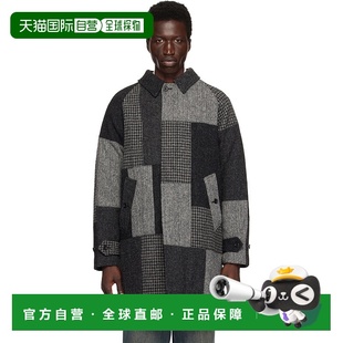 Bal BEAMS 大衣 Patchwork Collar 灰色 男士 PLUS 潮奢 1h可退
