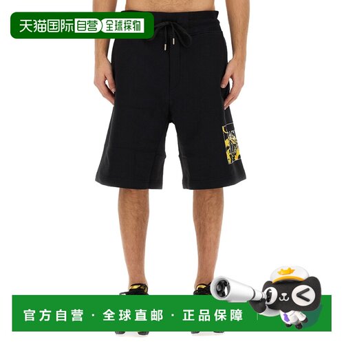 versace 范思哲 男士 带Logo短裤 75GADE01CF02E899五分裤