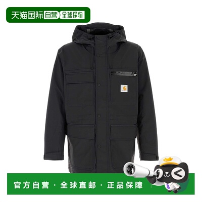 1h可退 潮奢 CARHARTT WIP 男士 Bowden 黑色弹力尼龙夹克 I03524