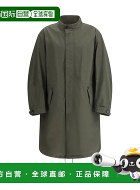 GIVENCHY 男士大衣 BM01D1164Z305 AW2025 绿色 Olive green cott