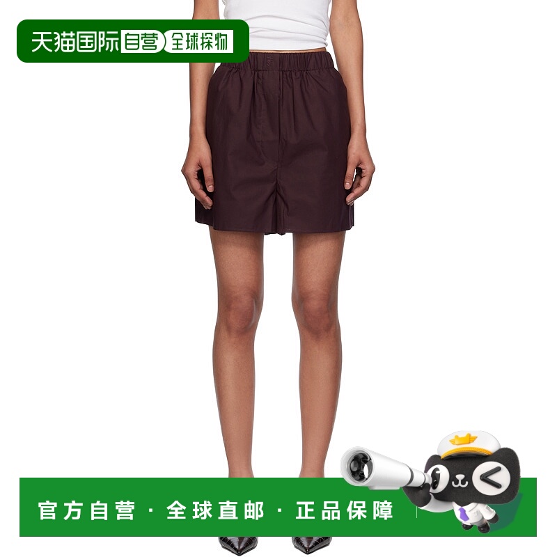 1h可退 潮奢 The Frankie Shop 女士 紫色 Lui Organic Cotton Bo