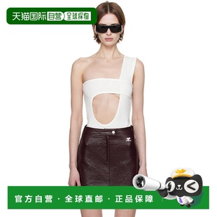 125JBD1 Courreges 连体衣 Rib Loop 白色 女士 潮奢 1h可退