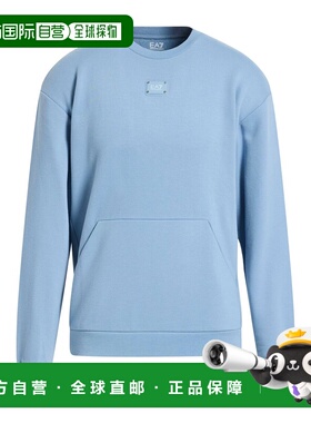 潮奢 Ea7 男士 运动衫 blue蓝色 舒适时尚