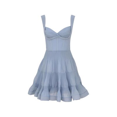 潮奢 ZIMMERMANN 女士 Clear 蓝色连衣裙 7691DS26R