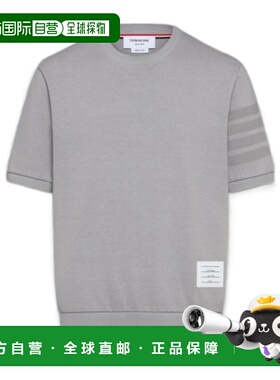 1h可退 奢淘 Thom Browne 棉质针织四条纹T恤 男 MJS303AJ0253