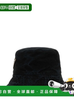 PRADA 男士帽子 2HC137157NF0002 SS2025 黑色 Black cotton buck