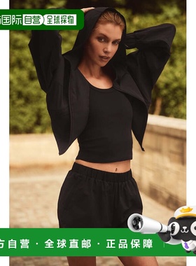 alo yoga PLAYMAKER DOLPHIN 纯色防撕裂口袋网球休闲短裤 女款w6