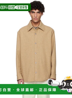 1h可退 潮奢 A.P.C. 男士 驼色 Snap Closure 夹克 WVBEKH32045