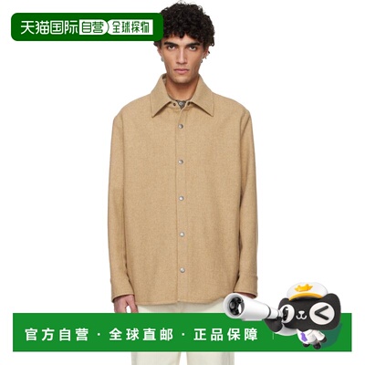 1h可退 潮奢 A.P.C. 男士 驼色 Snap Closure 夹克 WVBEKH32045