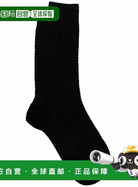 GIVENCHY 男士袜子 BMB02B4Y8C001 AW2023 黑色 徽标袜子