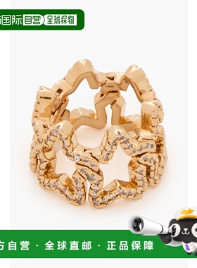 1h可退 潮奢 ZIMMERMANN 女士 镀金水晶戒指 0830XF24G配饰