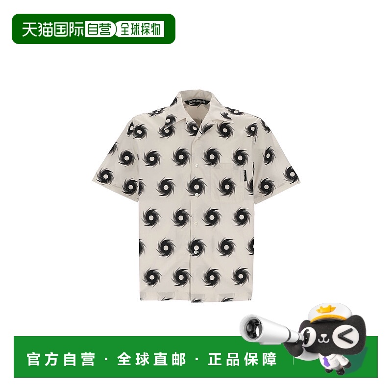 1h可退 PALM ANGELS 男士衬衫 PMGA110S23FAB0070410 SS2023短袖