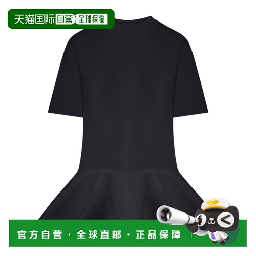 ALAIA 女士T恤 AA9I0003J103D999 AW2026 黑色 圆领T恤短袖