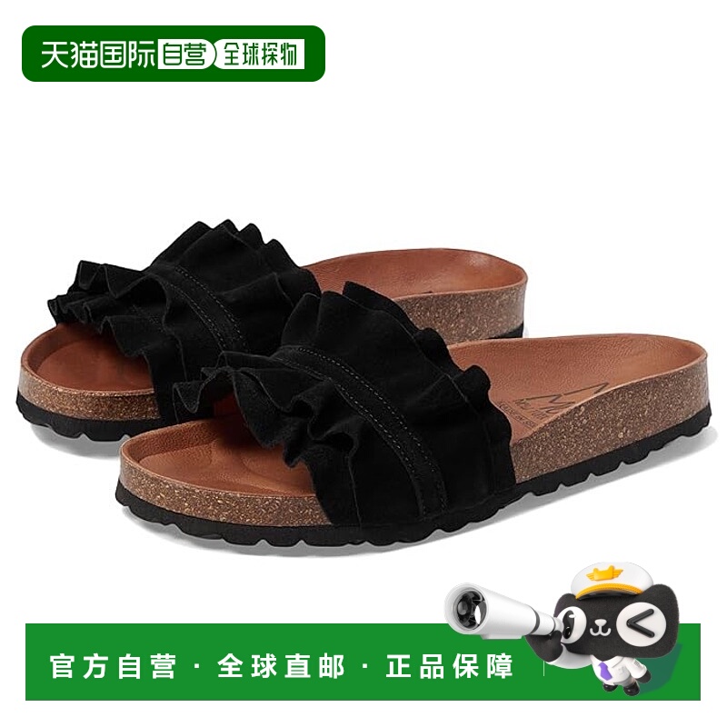 1h可退 潮奢 Miz Mooz 女士 Rocio 凉拖 black黑色 舒适时尚