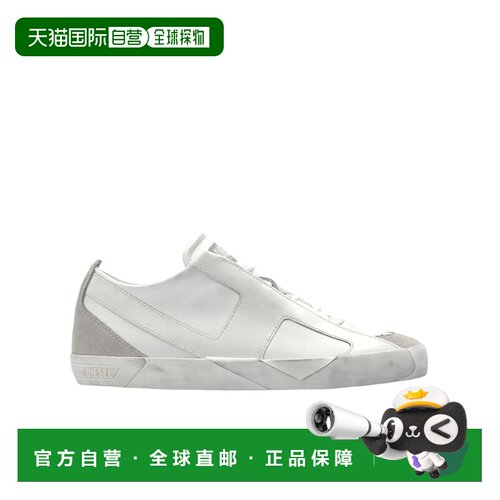 1h可退 DIESEL 女士运动鞋 Y03804PR131T1003 SS2026 白色 S-SLAN