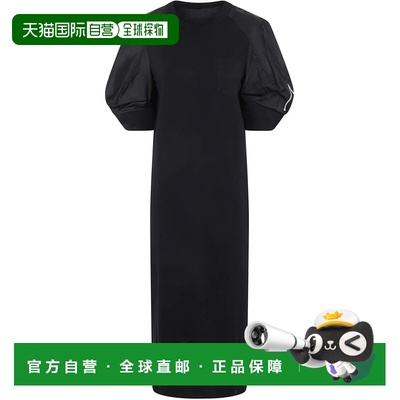 SACAI 女士连衣裙 2507691001 SS2025 黑色 Sacai Nylon Twill Mi