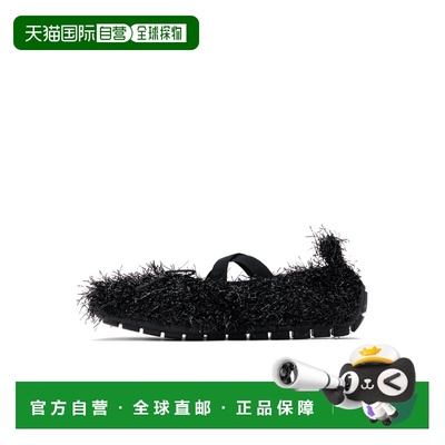 SIMONE ROCHA 女士凉鞋 BPT30803 SS2025 黑色 Tinsel Grip芭蕾鞋