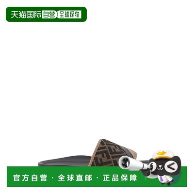 FENDI 男士凉鞋 7X1674AF5TF1OOF AW2024 黑色 Diagonal凉拖拖鞋