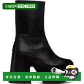 Sander 吉尔 女士 1h可退 桑达 Jil Platform 黑色 潮奢 踝靴 J15