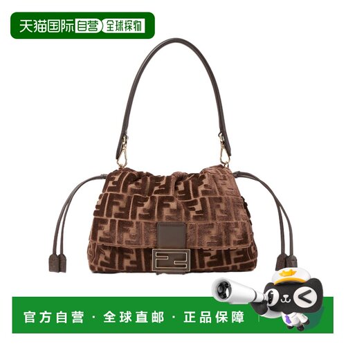 1h可退 FENDI 女士斜挎包 8BR833AT14F0L1B AW2025 棕色 Mamma Ba