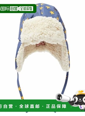 1h可退 潮奢 tinycottons 女童 印花人造皮毛饰边帽子