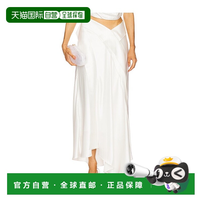 1h可退 潮奢 Acler 女士 Yewdale 长款半身裙 AD2410123SIVORY