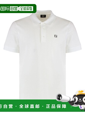 FENDI 男士T恤 FY0985AUA5F0QA0 SS2025 FF 白色 POLO男装