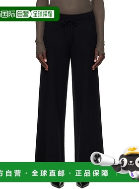 1h可退 潮奢 LISA YANG 女士 黑色 Sofi 长裤 202143休闲裤阔腿裤