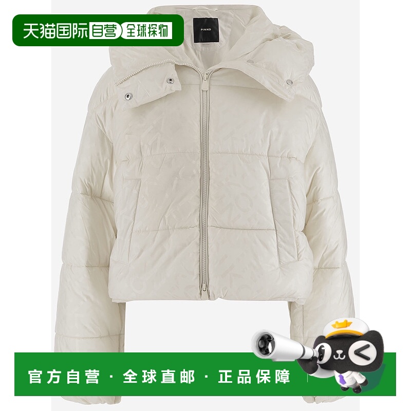 PINKO 女士外套 105438A2PYC14 AW2025 白色 Infuso 绗缝棉服