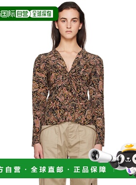 1h可退 潮奢 ISABEL MARANT 女士 黑色 Zekia 上装 25PHT0561FAC1