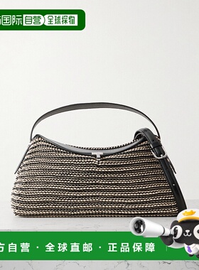 1h可退 潮奢 TOTÊME 女士 T-Lock 编织皮革肩包 252WAL961LE0134B