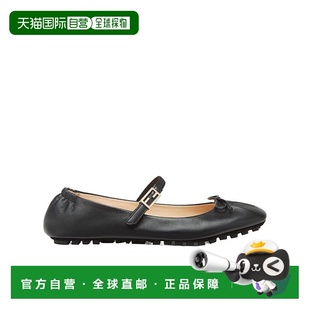 女士芭蕾乐福鞋 芭蕾平底鞋 8F8689NBAF0QA1 黑色 SS2025 FENDI