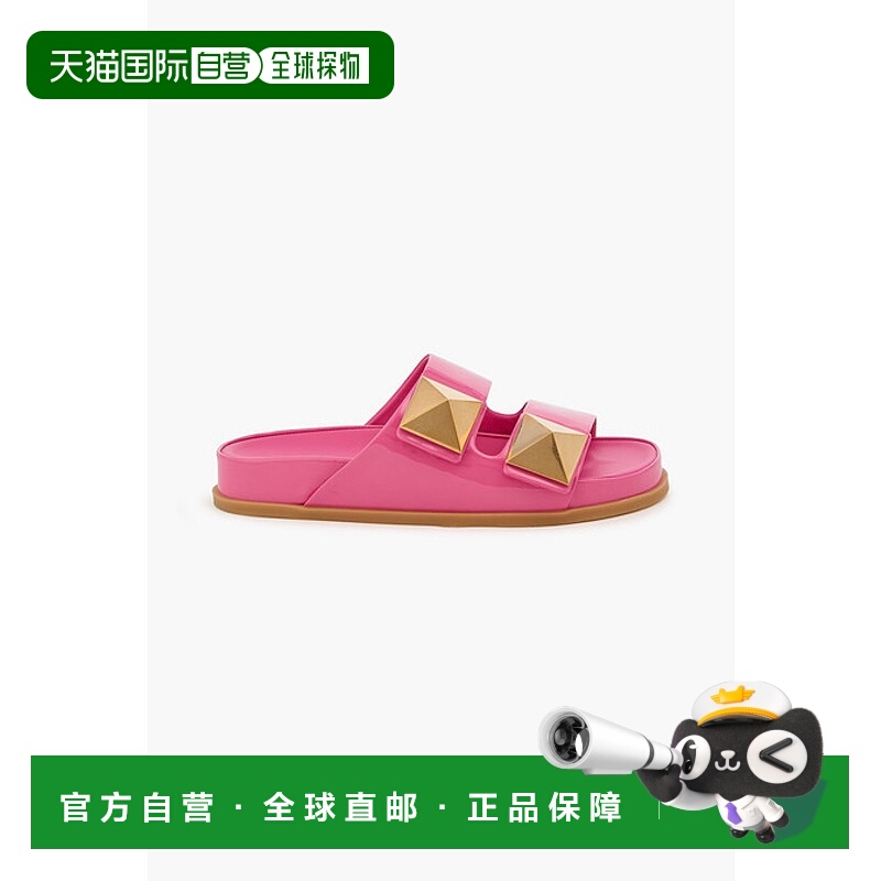 1h可退 潮奢 Valentino 华伦天奴 女士 罗马铆钉漆皮凉鞋 W2S0EK2