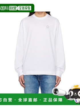 GIVENCHY 男士T恤 BM71MH3YPP100 SS2025 白色 长袖T恤上衣男装