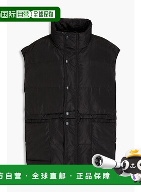 1h可退 潮奢 Maje 女士 shell 宽松款绗缝背心 MFPOU01047NOIRECR