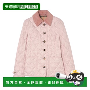 粉红色 BURBERRY SS2026 81235081 绗缝棉服 女士外套