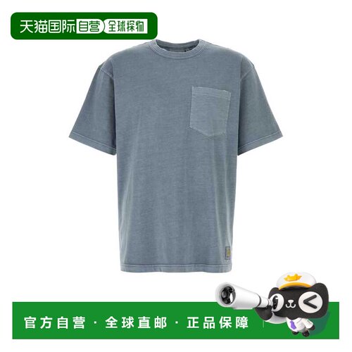 CARHARTT WIP 男士 Powder S/S Torion 蓝色棉质口袋T恤 I0359573
