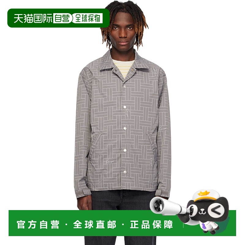 1h可退 潮奢 Kenzo 高田贤三 男士 灰色 Paris KENZO Weave Light