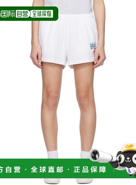 1h可退 潮奢 SPORTY & RICH 女士 白色 LA Marathon Disco 短裤 S
