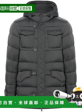 HERNO 男士外套 PI004ULE12456Z9480 AW2025 黑色 L'Eskimo 连帽